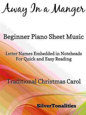 cover image of Away in a Manger Beginner Piano Sheet Music